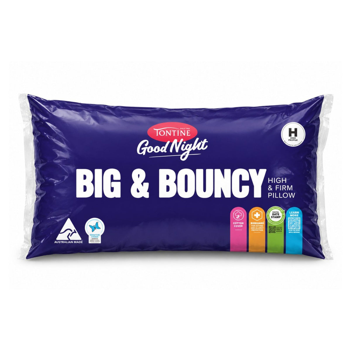 Good Night Big & Bouncy Pillow - Firm