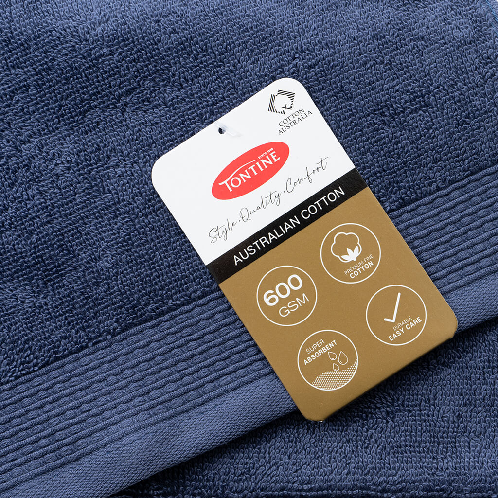 Australian Cotton Towel Collection - Blue Denim