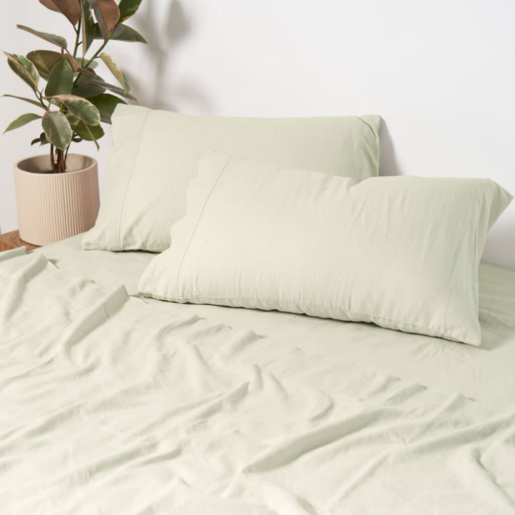 130GSM Cotton Linen Sheet Set