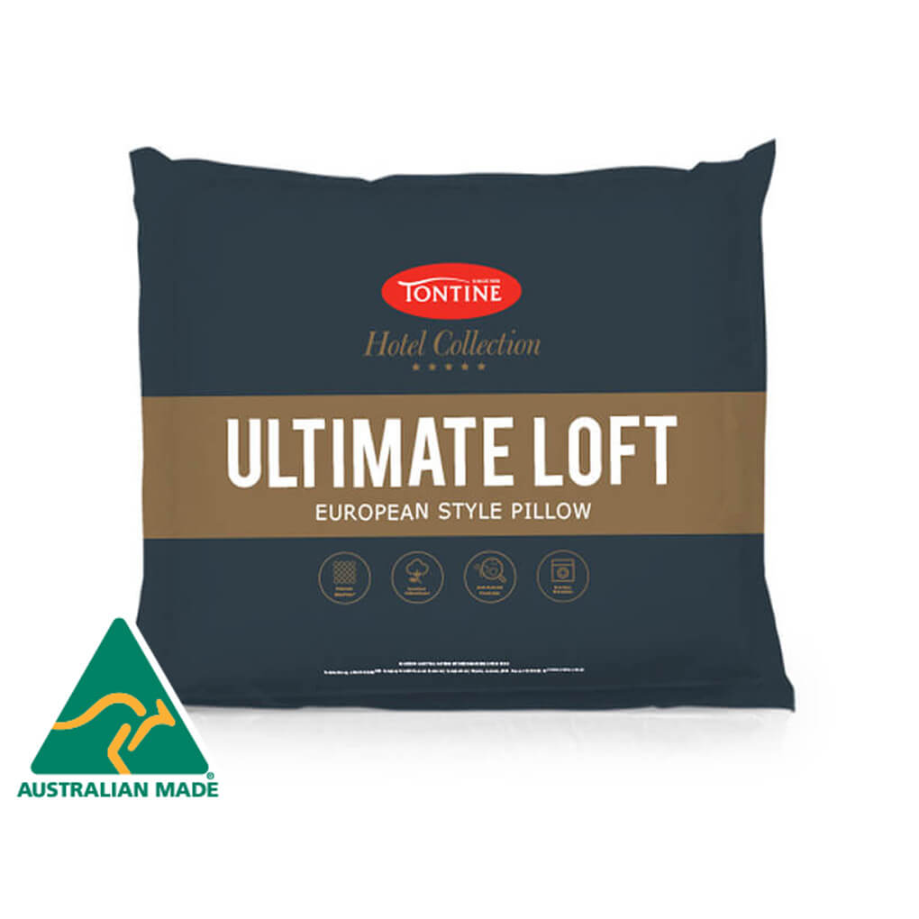 Tontine Ultimate Loft Hotel Collection Euro Pillow, White