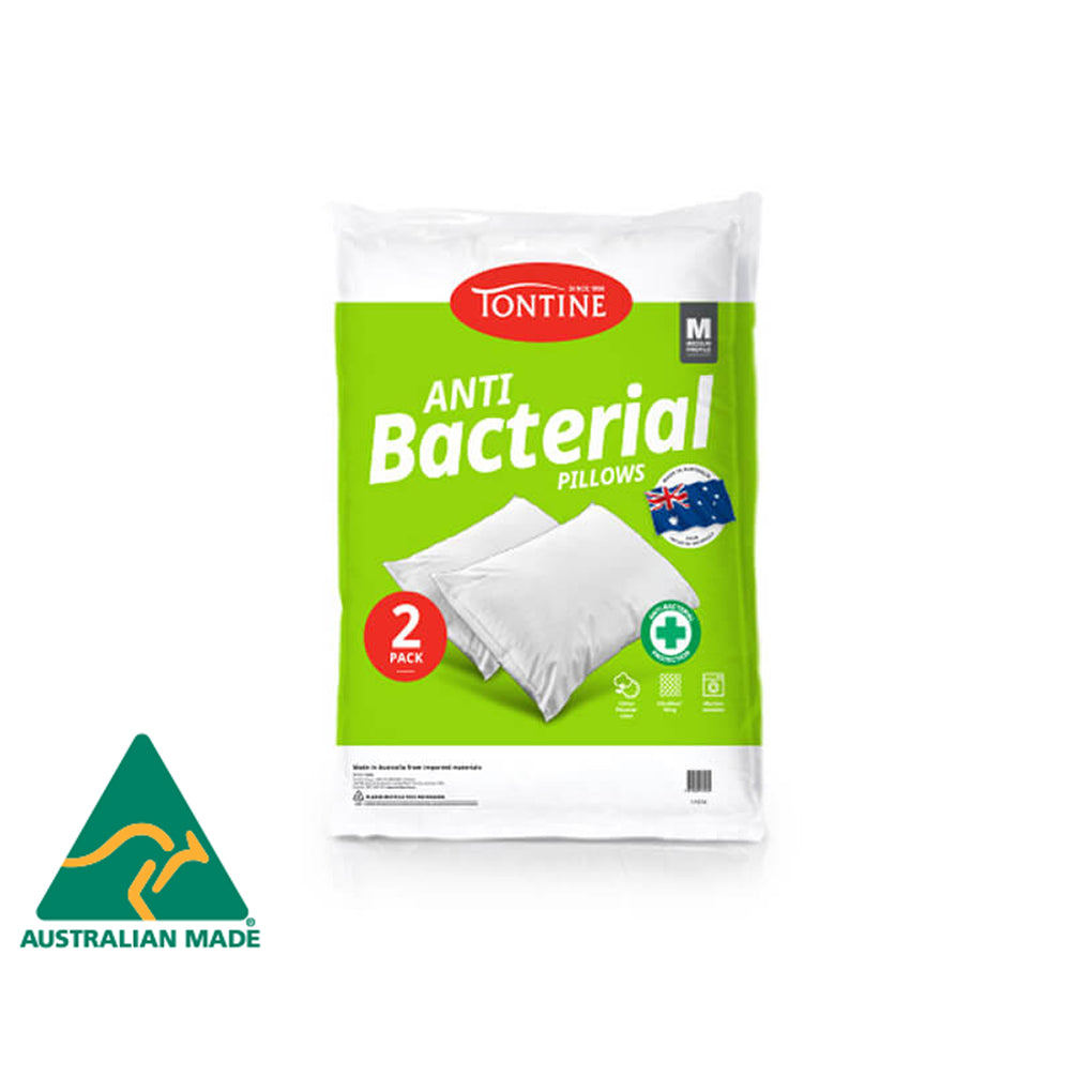 Anti-Bacterial Pillow 2 Pack – Medium
