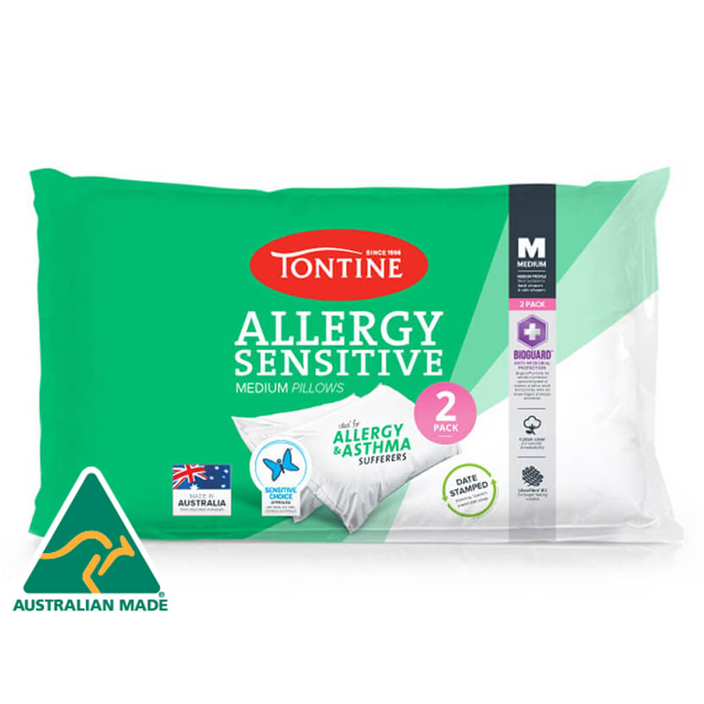 Allergy Sensitive Pillow 2 Pack - Medium