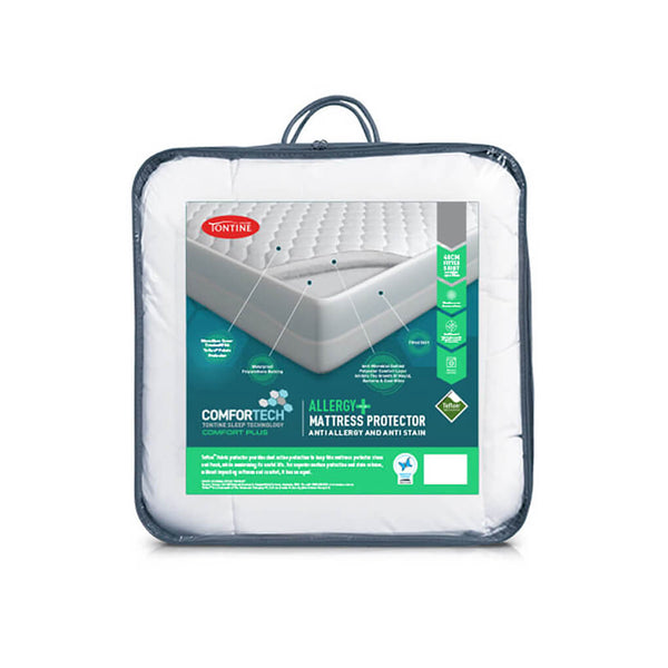 Comfortech Allergy Plus Anti Stain Mattress Protector Tontine
