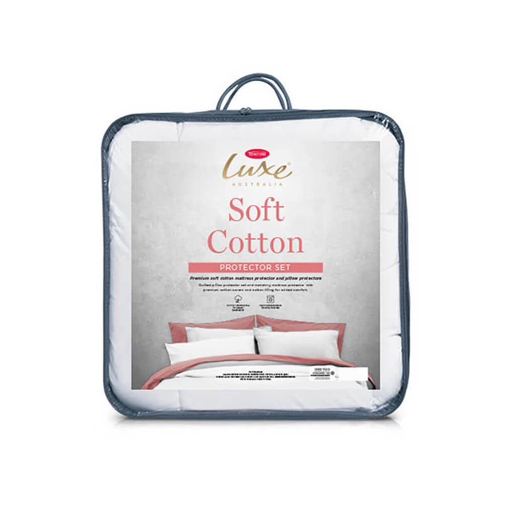Tontine Luxe Soft Cotton Protector Set - Queen