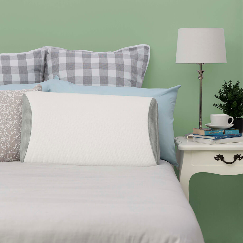 John Cotton Classic Medium Profile Memory Foam Pillow