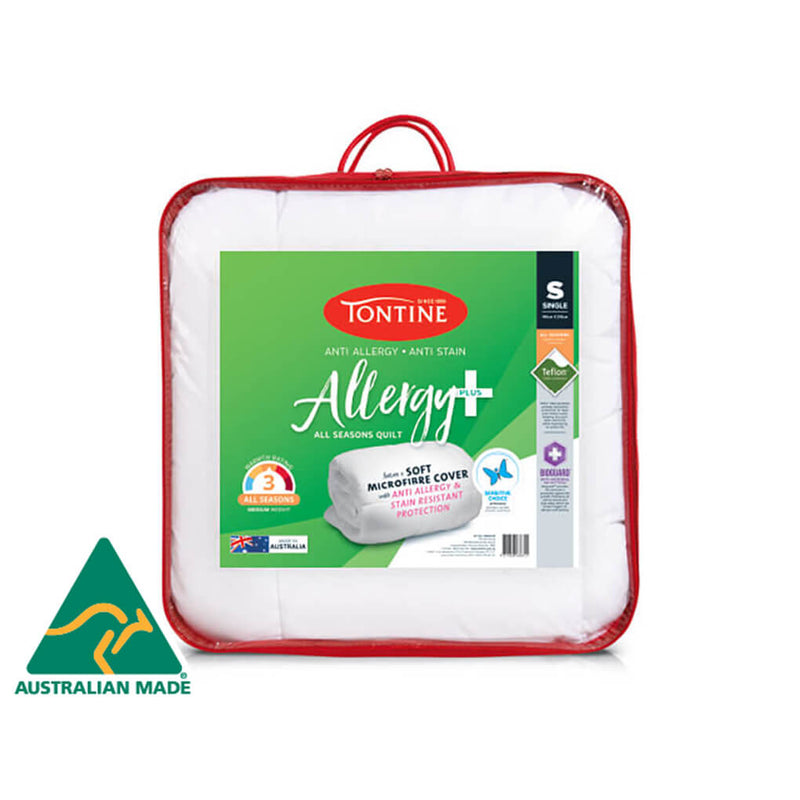 Allergy Plus Anti Stain Quilt All Seasons Tontine
