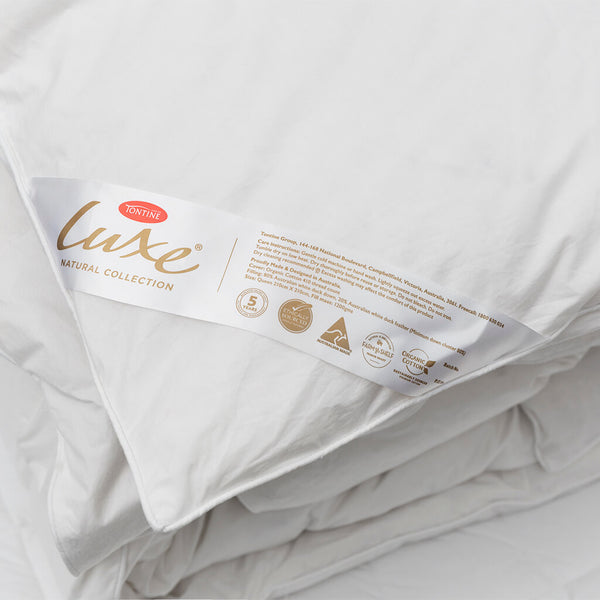 Tontine Luxe Australian 80/20 Feather & Down Quilt Super Warm