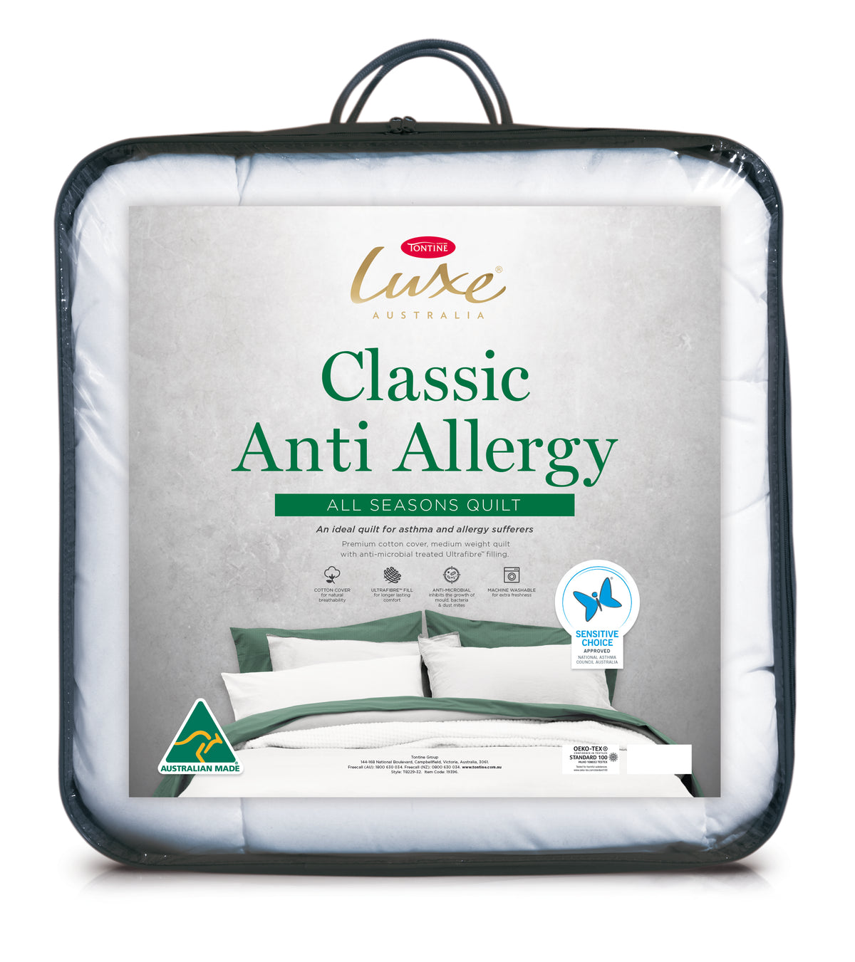 Tontine Luxe Anti Allergy Quilt - All Seasons - King