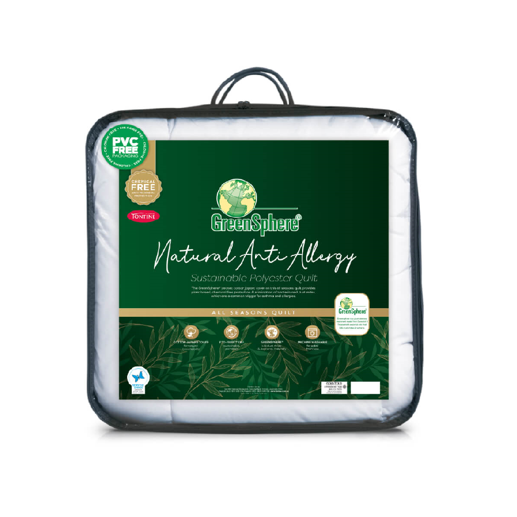 GreenSphere Natural Anti Allergy Quilt All Seasons Tontine